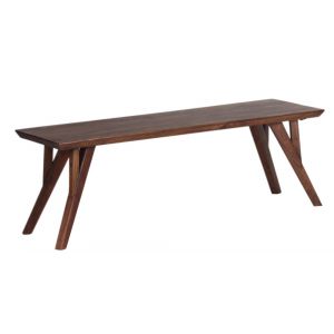 Porter Designs - Portola Solid Acacia Wood Dining Bench, Brown - 07-108-13-0022