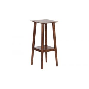 Porter Designs -  Portola Solid Acacia Wood End Table, Brown - 09-108-07-1111