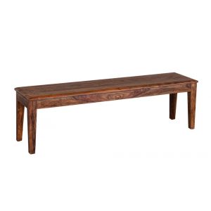 Porter Designs -  Sonora Solid Sheesham Wood Dining Bench, Brown - 07-116-13-802H
