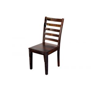 Porter Designs -  Sonora Solid Sheesham Wood Dining Chair, Gray - 07-116-02-806M-1