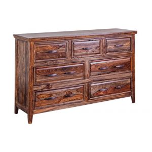 Porter Designs -  Sonora Solid Sheesham Wood Dresser, Brown - 07-116-06-3814