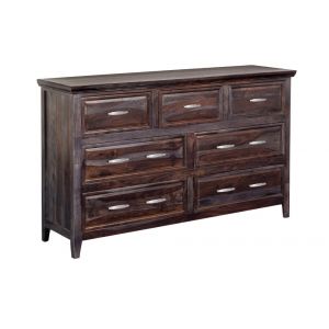 Porter Designs -  Sonora Solid Sheesham Wood Dresser, Gray - 04-116-06-3814M