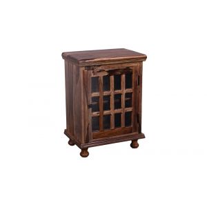 Porter Designs -  Taos Solid Sheesham Wood Cabinet, Brown - 05-116-26-1085H