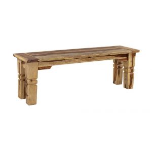 Porter Designs -  Taos Solid Sheesham Wood Dining Bench, Natural - 07-196-13-9016