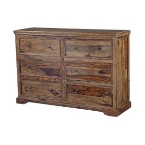 Porter Designs -  Taos Solid Sheesham Wood Dresser, Brown - 04-196-01-9049H