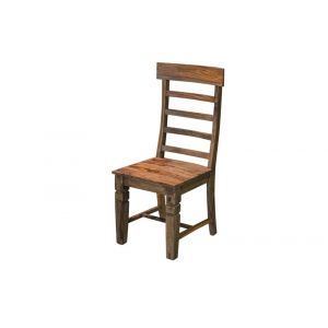 Porter Designs -  Taos Solid Sheesham Wood Ladderback Dining Chair, Brown - 07-196-02-9017H-1
