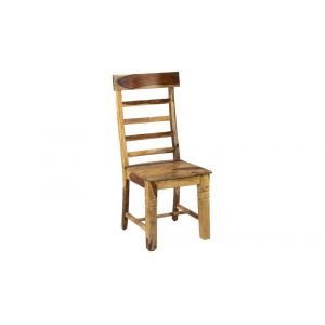 Porter Designs -  Taos Solid Sheesham Wood Ladderback Dining Chair, Natural - 07-196-02-9017-1