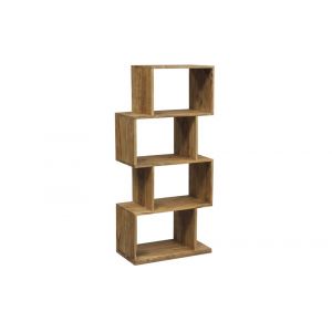 Porter Designs -  Urban Solid Sheesham Wood 4 Shelf Bookcase, Natural - 10-117-01-8056