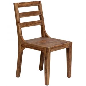 Porter Designs -  Urban Solid Sheesham Wood Dining Chair, Brown - 07-117-02-1128-1