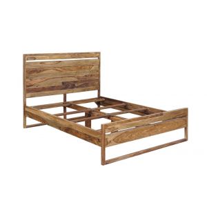 Porter Designs -  Urban Solid Sheesham Wood Queen Bed, Natural - 04-117-14-1425-KIT