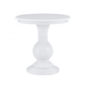 Powell Company - Adeline Round Accent Table White - D1431A21W