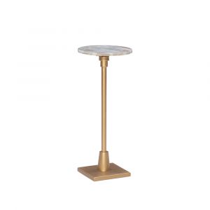 Powell Company - Amyn Adj Drink Table Gold With Sandy Marble - D1462A21G