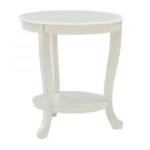Powell Company - Aubert Accent Side Table, White - D1260A19W
