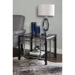 Powell Company - Black Glass End Tables (Set of 2) - 629EE
