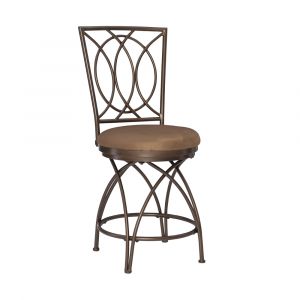 Powell Company - Brasco Big And Tall Metal Crossed Legs Counter Stool - 586-918