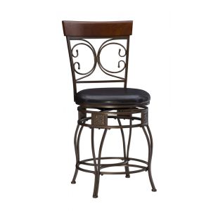 Powell Company - Bria Big And Tall Back To Back Scroll Counter Stool - 938-918