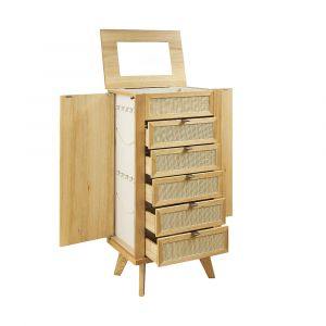 Powell Company - Collett Jewelry Armoire Natural - D1309J23