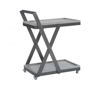 Powell Company - Elinore Bar Cart Pebble Gray - D1529LA23GRY