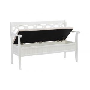 Powell Company - Elliana Storage Bench - White - D1017A16W