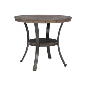 Powell Company - Franklin Gathering Counter Height 42 Inch Round Pub Table Pewter - D1283B20CT