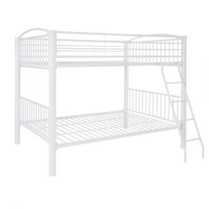 Powell Company - Heavy Metal Full Full White Bunk Bed  - D1383Y20W