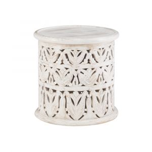 Powell Company - Indie Side Table White - D1428A21STWH