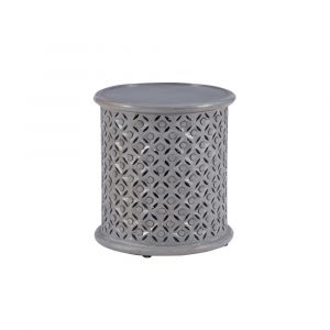 Powell Company - Inora Side Table Light Gray - D1427A21STLGRY