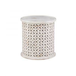 Powell Company - Inora Side Table White - D1427A21STWH