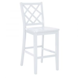 Powell Company - Mayfair Counter Stool, White - D1015LD23CSW