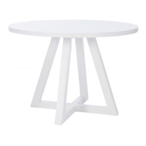 Powell Company - Mayfair Round Dining Table White - D1015LD23RDTW