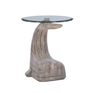 Powell Company - Moby Whale Side Accent Table Driftwood - D1294A19