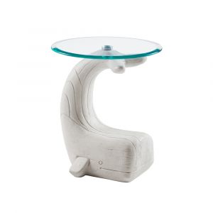 Powell Company - Moby Whale Side Table White - D1294A19WHW