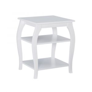 Powell Company - Prismatic Side Table, White - D1363A20W