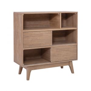 Powell Company - Ripples Bookcase, Natural - D1357A20NB