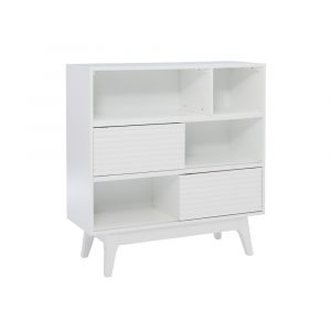 Powell Company - Ripples Bookcase, White - D1357A20WB