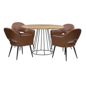 Powell Company - Sabine Round Dining Table - D1438D21DT
