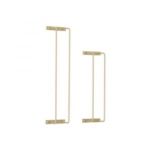 Powell Company - Triston Metal Towel Rack Gold - 2 Pack - D1425A21G