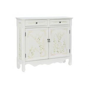 Powell Company - White Hand Painted 2-Door Console - 246-332