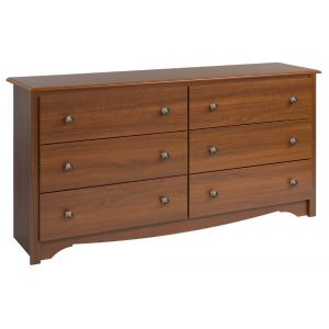 Prepac - Monterey Cherry 6 - Drawer Dresser - CDC-6330-V