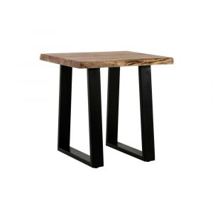 Primo International - Hamilton 24 in. Wood and Metal End Table - 36311