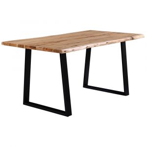 Primo International - Kiel 79 in. Wood and Metal Dining Table - 40839