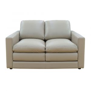 Primo International - Knox 57 in. Taupe Leather Match 2-Seater Loveseat - 51922