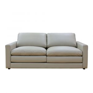 Primo International - Knox 81 in. Taupe Leather Match Large 2-Cushion Sofa - 51975