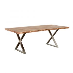 Primo International - Loomie 82 in. Wood and Metal Dining Table - 40841