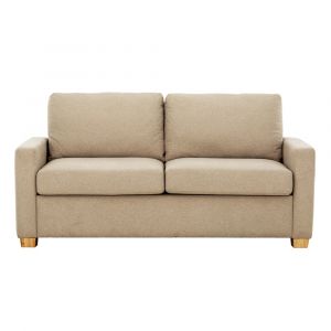 Primo International - Reign Beige 73 in. Convertible Full Sleeper Sofa with USB Port - 60521