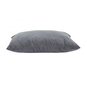 Primo International - Sealy Ettie Velour Medium Memory Foam Grey Bean Bag - 60546