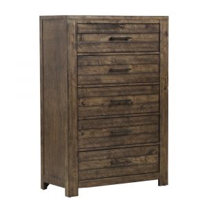 Pulaski - 5 Drawer Chest with Distressed Finish - S290-040