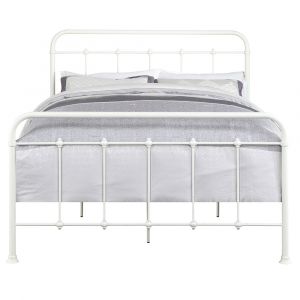 Pulaski - All In One Curved Queen Metal Bed Cream - DS-2645-290-3_CLOSEOUT