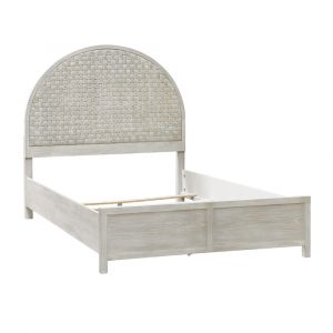 Pulaski - Basket Weave Woven Queen Panel Bed in Driftwood Grey - D584-BR-K1