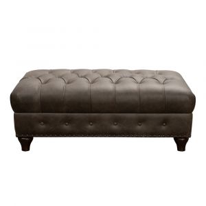 Pulaski - Charlie Leather Cocktail Ottoman in Heritage Brown - P927-683-1752